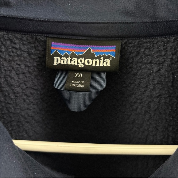 Patagonia Mens 2XL Navy Blue Heather Better Sweater Fleece Jacket Full Zip - Picture 3 of 8